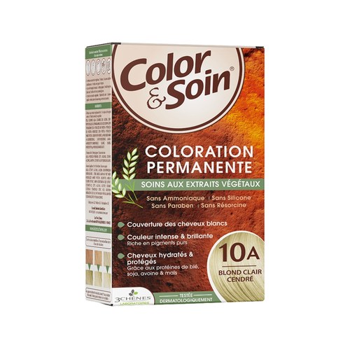 LES 3 CHENES Color & Soin Coloration permanente Extraits végétaux 10A blond clair cendre