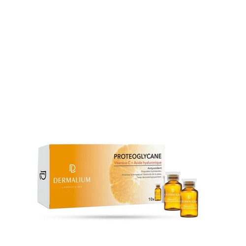 DERMALIUM PROTEOGLYCANE VITAMINE C + ACIDE HYALURONIQUE 10*2ml