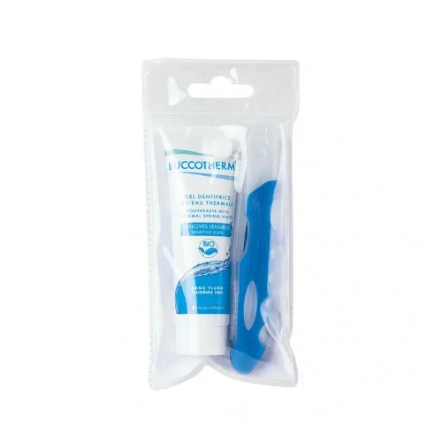 BUCCOTHERM GEL Dentifrice GENCIVES SENSIBLES BIO SANS FLUOR 25 M (AVEC BROSSE ADENTS)