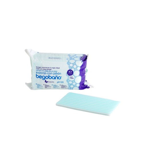 Begobano Eponge Savonneuse 12*20 Cm 40 Uni