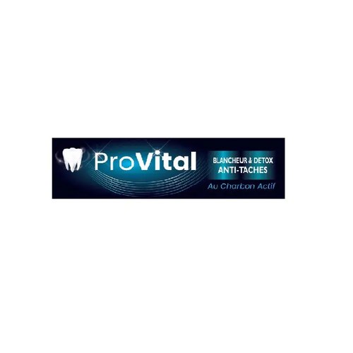 Pro-Vital Dentifrice Blancheur Au Charbon Actif 75g