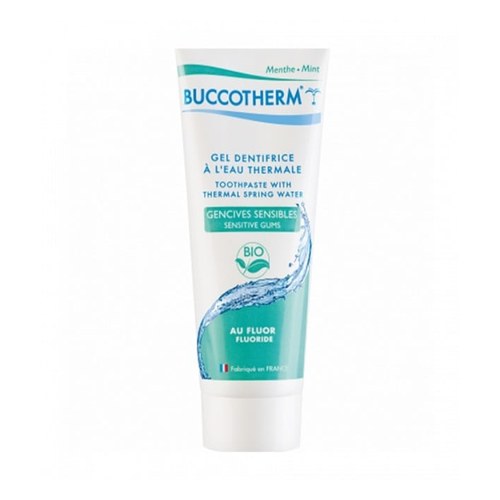 BUCCOTHERM Gel dentifrice Gencives Sensibles avec Fluor certifié BIO 75ml