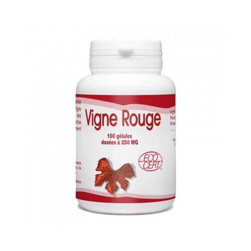 GPH DIFFUSION VIGNE ROUGE BIO - 250 MG - 100 GÉLULES