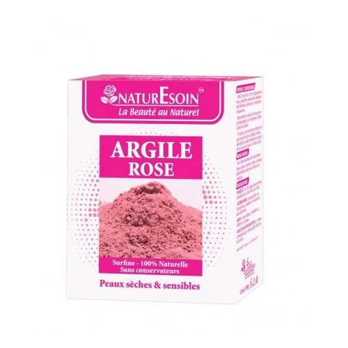 NATURE SOIN ARGILE ROSE 100 g