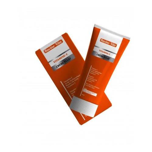 racine vita vitamine-c  acide hyaluronique poudre de perle vitamine E creme eclat