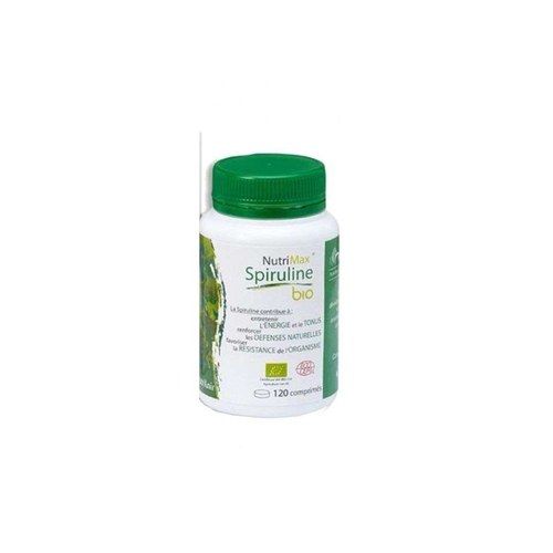 NUTRIMAX SPIRULINE 100% BIO 120 COMPRIMES Tonus Et Vitalité