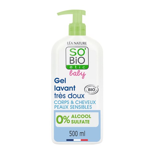 So Bio Baby Gel Lavant Très Doux 250Ml