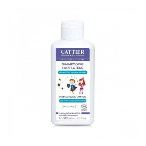 Cattier shampooing protecteur anti-poux bio 0% sulfate 200ml