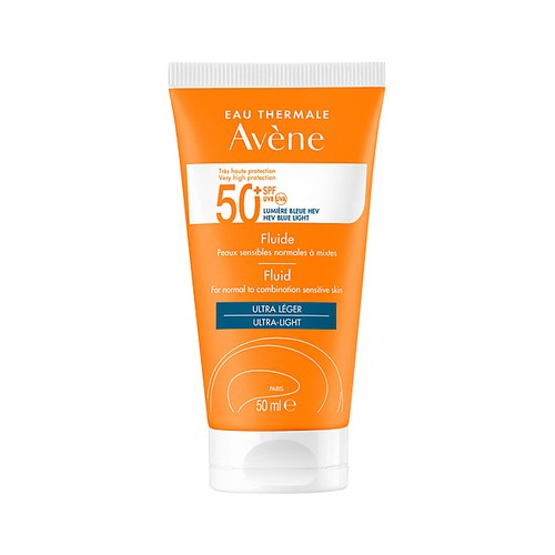 AVENE SOLAIRE FLUIDE SPF 50+ Toucher sec