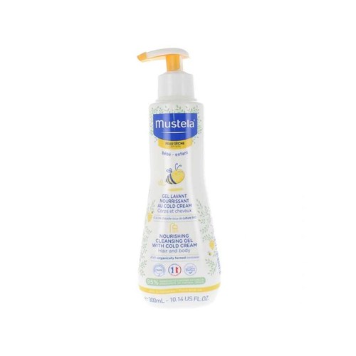 MUSTELA Gel lavant surgras peau sèche 300 ml