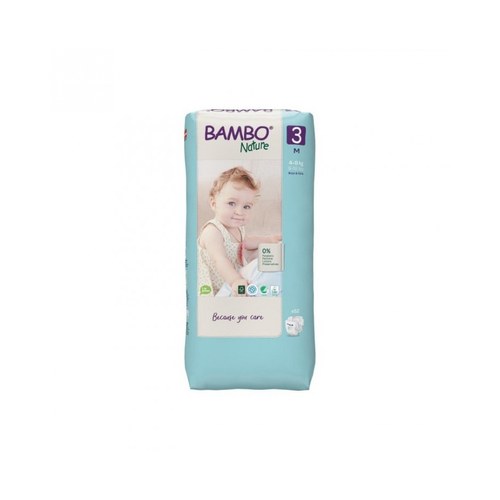 BAMBO NATURE COUCHES  3, 4-8KG.   52 u