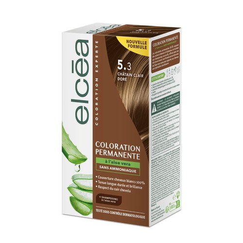 ELCÉA COLORATION PERMANENTE 5.3 châtain clair doré