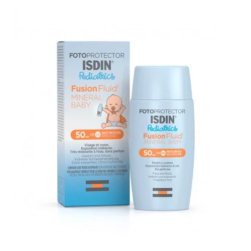 ISDIN Fotoprotecteur Fusion Water Mineral Bébé Pediatrics Spf50+ 50ml
