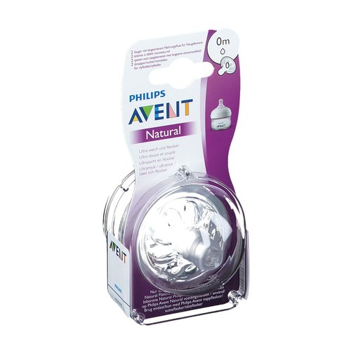 AVENT 2 Tétines Natural 0 mois et +