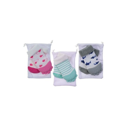 NUBY Chaussettes de dentition -3m+ NV0601002