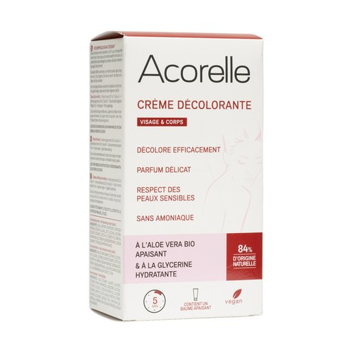 Acorelle CRÈME DÉCOLORANTE VISAGE & CORPS BIO 2X30ML