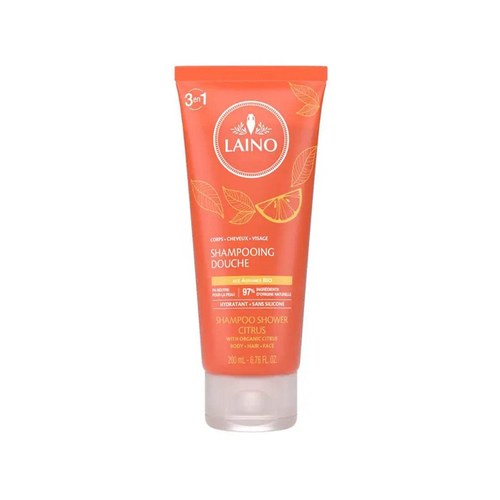 LAINO SHAMPOOING DOUCHE FRAÎCHEUR D'AGRUMES 200ML