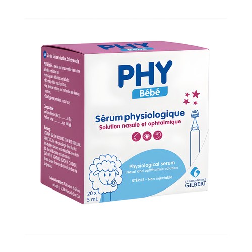 GILBERT PHY SERUM PHYSIOLOGIQUE 20X5ML