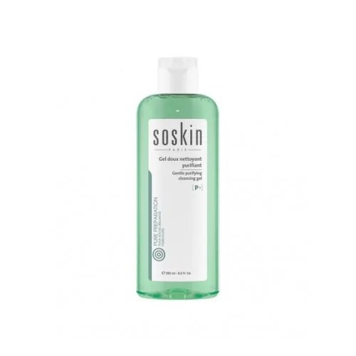 SOSKIN GEL NETTOYANT PURIFIANT 250ML PEAUX MIXTES OU GRASSES