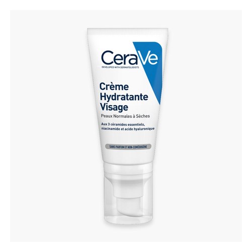 CERAVE CREME HYDRATANTE VISAGE PEAUX NORMALES A SECHES SPF25 52ML