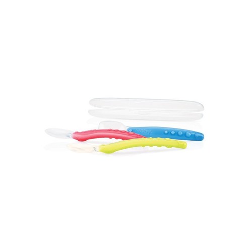 NUBY Soft Silicone Weaning Spoon – 3m+  ID5555