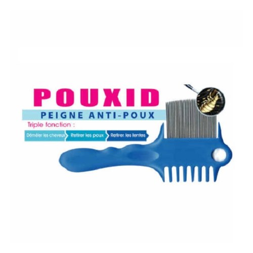 Pouxid Peigne Anti Poux Triple Fonction