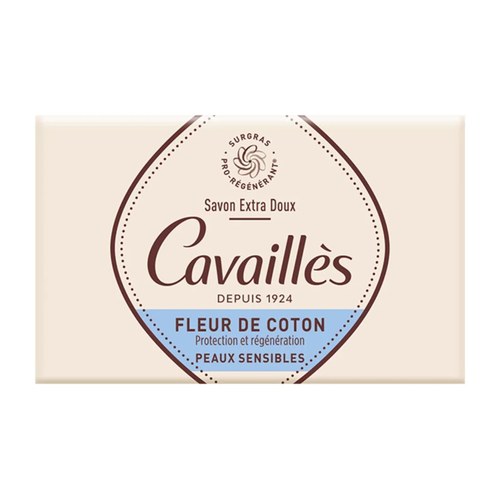 ROGE CAVAILLES LOT DE 3 SAVON FLEUR DE COTON +1 OFFERT