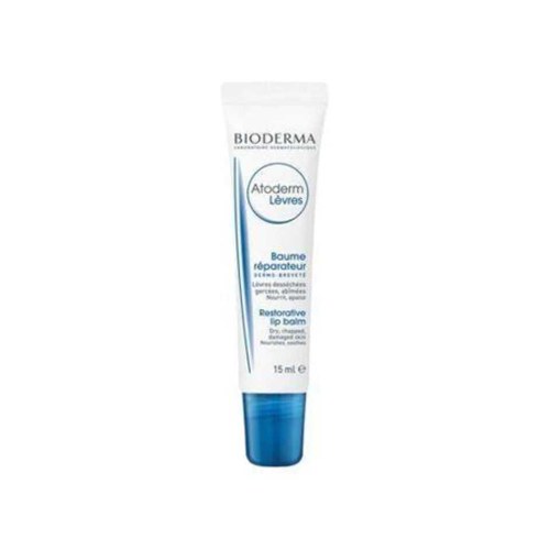 BIODERMA ATODERM BAUME LEVRES 15ml Nourrit Et Apaise Les Lèvres Gercées