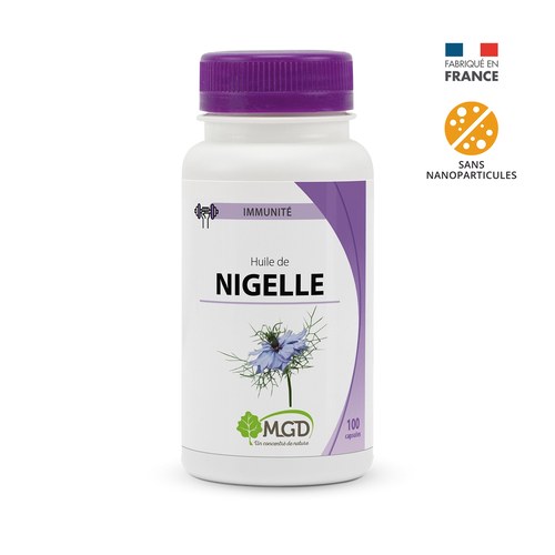 MGD NATURE HUILE DE NIGELLE 100 CAPSULES