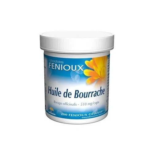 Fenioux huile de bourrache (borago officinalis) 200 capsules