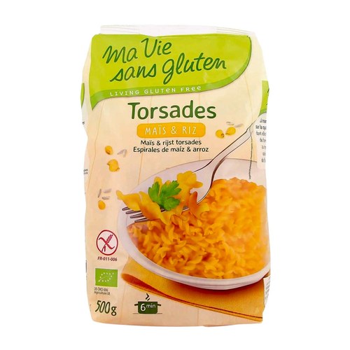 Torsades Mais Et Riz sans Gluten 500g