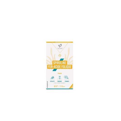 yves ponroy  Spiruline - Fer - Acide folique 30 gélules