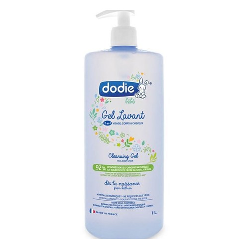 DODIE GEL LAVANT 3-EN-1 1L Visage & Corps & Cheveux