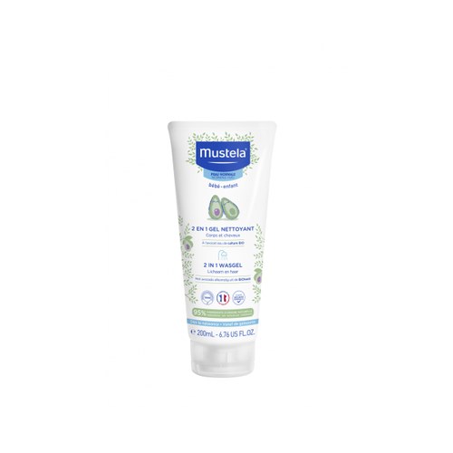 MUSTELA GEL NETTOYANT 2 EN 1 200ml Cheveux Et Corps