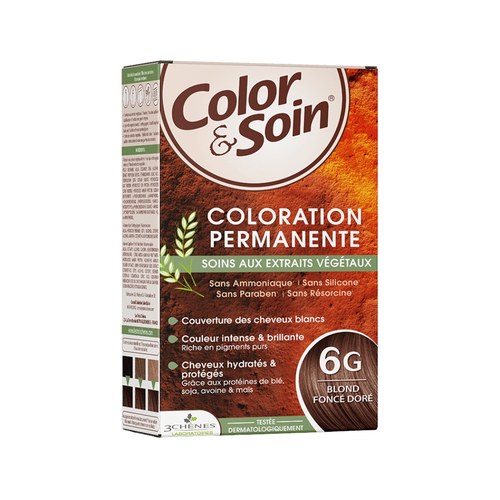 LES 3 CHENES Color & Soin Coloration permanente Extraits végétaux 6N Blond fonce