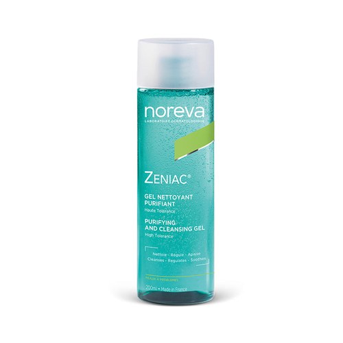 NOREVA ZENIAC GEL NETTOYANT PURIFIANT 200ML HAUTE TOLÉRANCE - VISAGE ET CORPS