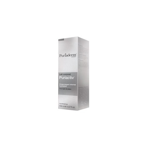Puriaderm puriactiv lait corporel éclaircissant intense hydratant 150 ml