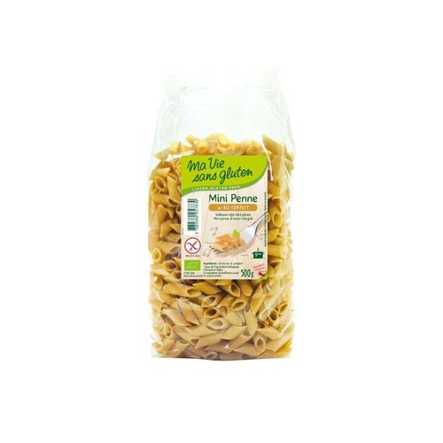 Mini Penne bio au riz demi-complet 500g
