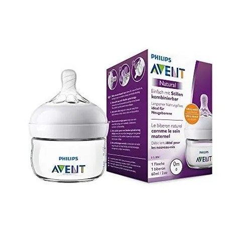 Avent Biberon Natural 0m 60ml Scf039/17 Single