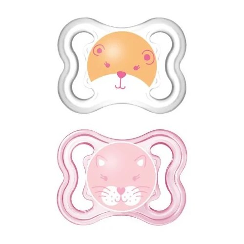 MAM AIR SUCETTE 0-6 MOIS SILICONE FILLE