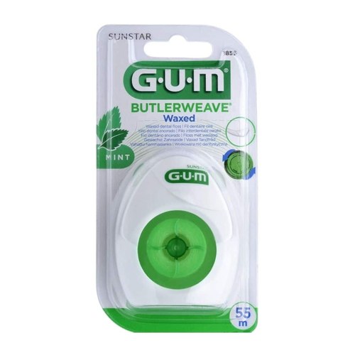 GUM Butlerweave 1155 Fil Dentaire Ciré 55m
