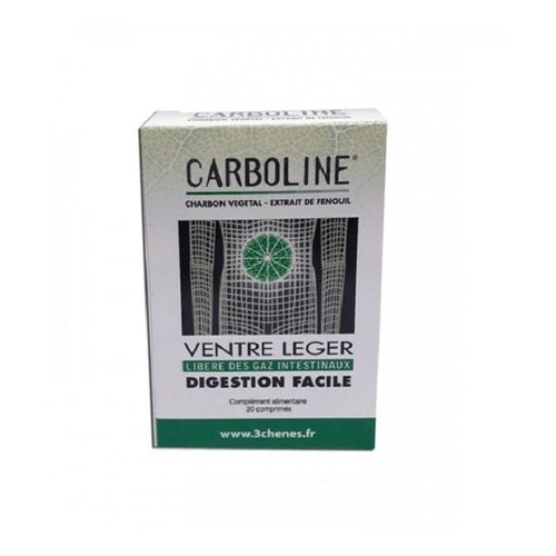 CARBOLINE VENTRE LEGER 30 COMPRIMÉS