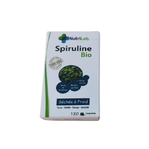 NutriLab Spiruline Bio 100 Comprimés