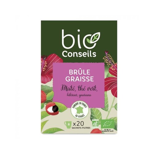 Bio Conseils Infusion brûle graisses Bio  20 sachets