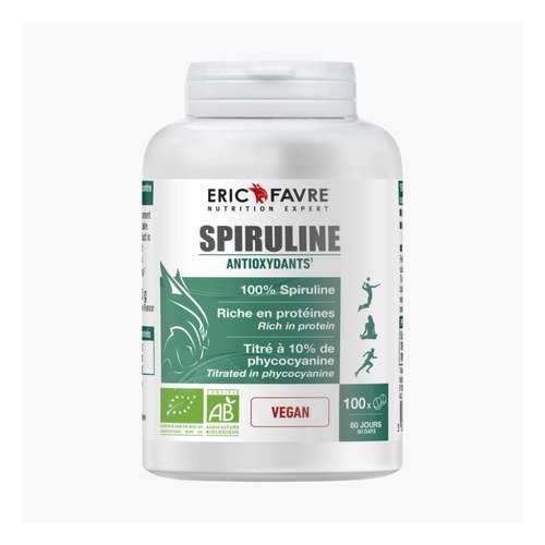 Eric Favre spiruline bio 100 Comprimes