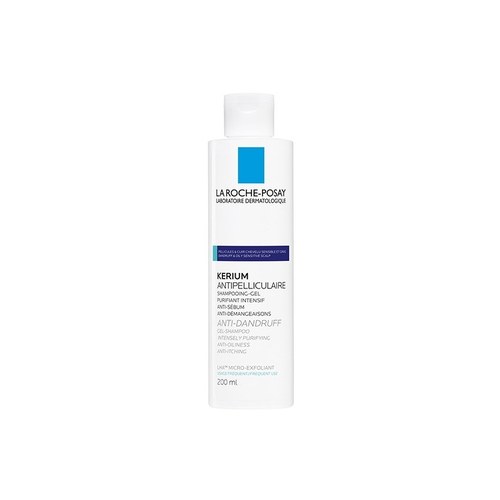 LA ROCHE-POSAY KERIUM PELLICULES GRASSES 200ml Shampooing-Gel Anti-Pelliculaire