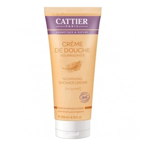 Cattier CREME DE DOUCHE NOURRISSANTE-parfum AMANDE ET COING 200ml