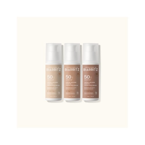 BIARRITZ CREME SOLAIRE VISAGE TEINTEE IVOIRE SPF50 50ML