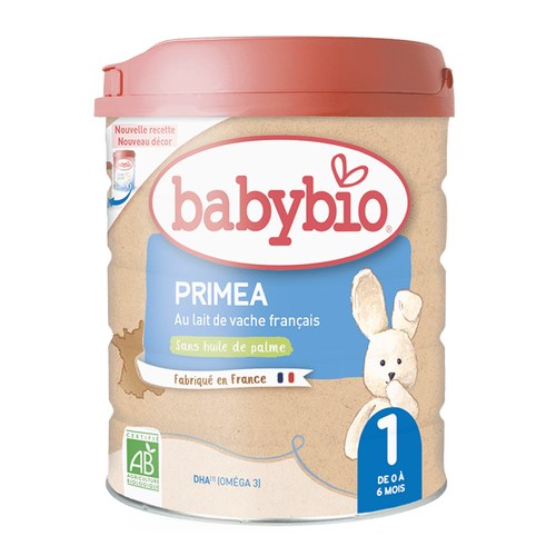BABYBIO LAIT BIO INFANTILE PRIMEA 1 POUR NOURRISSON ET BEBE 0-6mois 800g