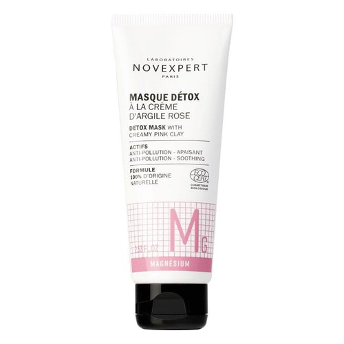 NOVEXPERT MASQUE DÉTOX À LA CRÈME D’ARGILE ROSE 75 ML